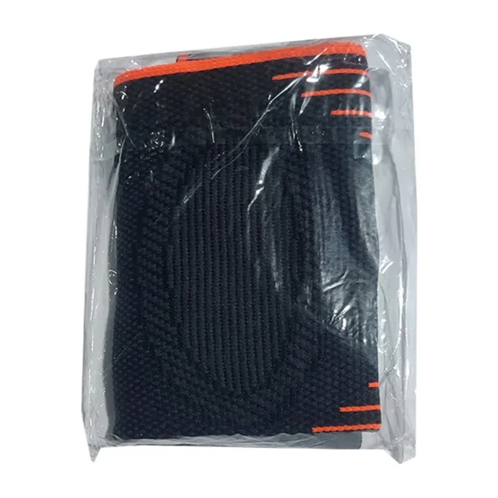 YC Elbow Support – Orange/Black Single Piece – Model No. YC7208 - Image 2